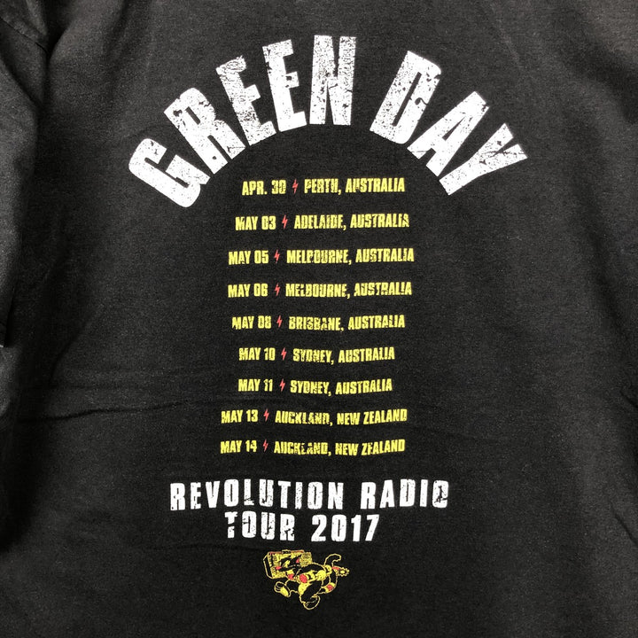 Gildan GREEN DAY Band T-Shirt, Men's Size XL cotton black type Vintage Second Hand