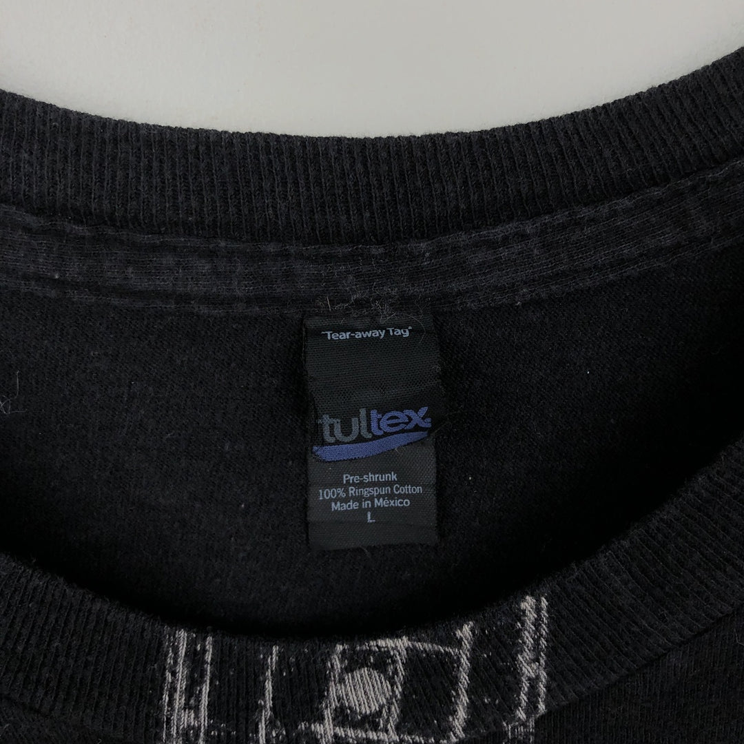 NIRVANA Nirvana Band T-shirt, Band T, Men's L size cotton black type Vintage Second Hand