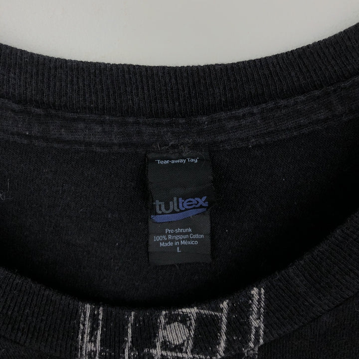 NIRVANA Nirvana Band T-shirt, Band T, Men's L size cotton black type Vintage Second Hand