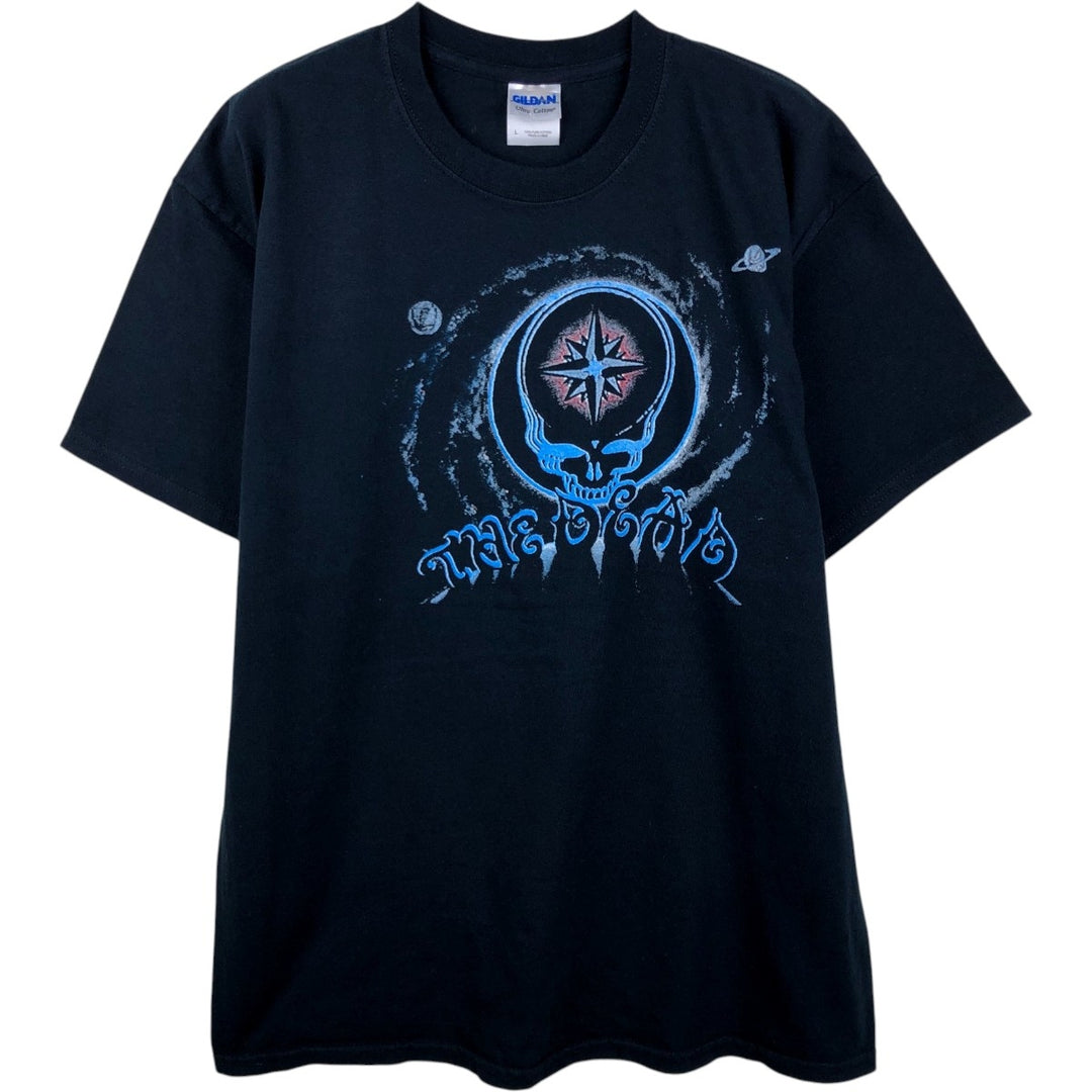 Gildan Grateful Dead Band T-Shirt (Men's Size L) cotton black type Vintage Second Hand