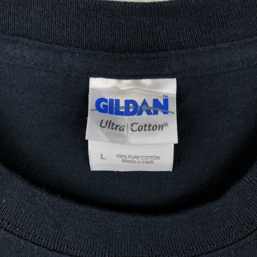 Gildan Grateful Dead Band T-Shirt (Men's Size L) cotton black type Vintage Second Hand