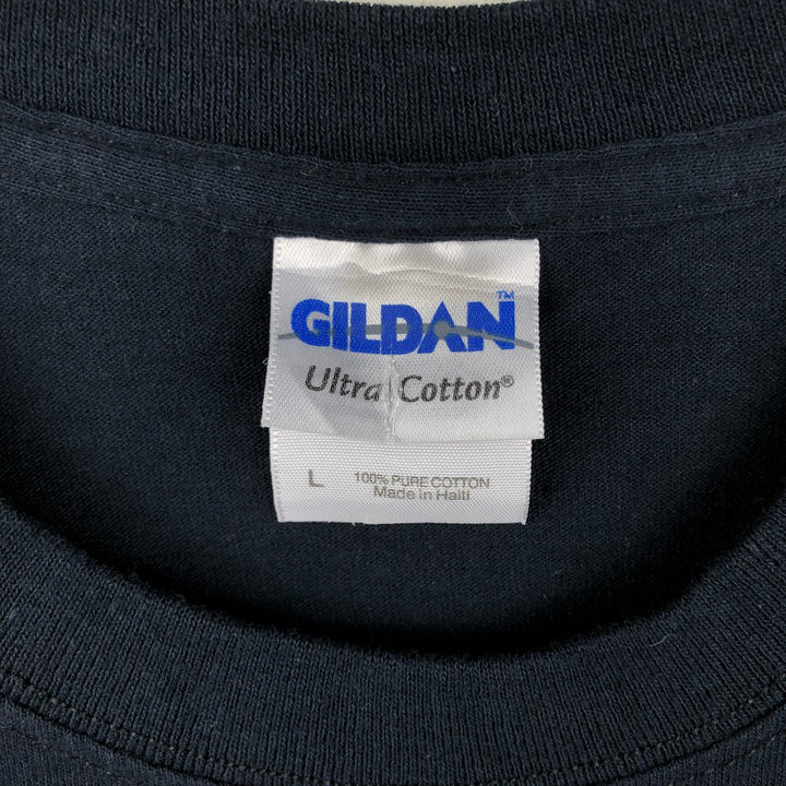 Gildan Grateful Dead Band T-Shirt (Men's Size L) cotton black type Vintage Second Hand