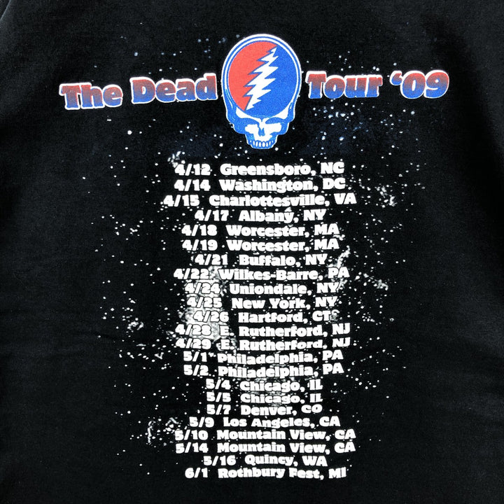 Gildan Grateful Dead Band T-Shirt (Men's Size L) cotton black type Vintage Second Hand