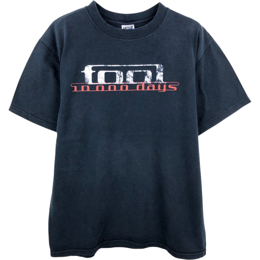 Anvil TOOL Band T-shirt, Men's Size M (approx.) cotton black type Vintage Second Hand