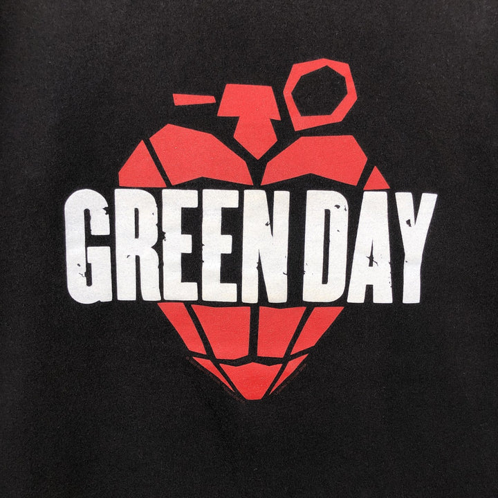Gildan GREEN DAY Band T-Shirt, Men's Size Medium cotton black type Vintage Second Hand