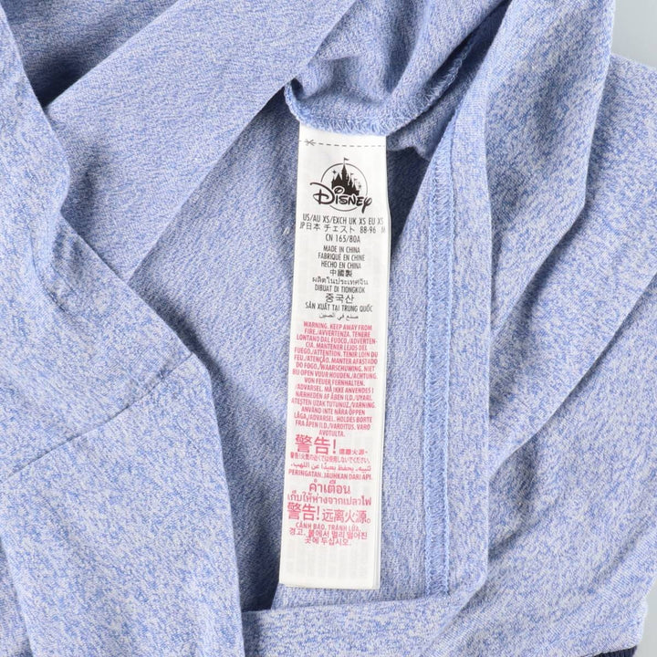 MICKEY MOUSE Ringer T-shirt, Men's Size XS cotton blue type Vintage Second Hand
