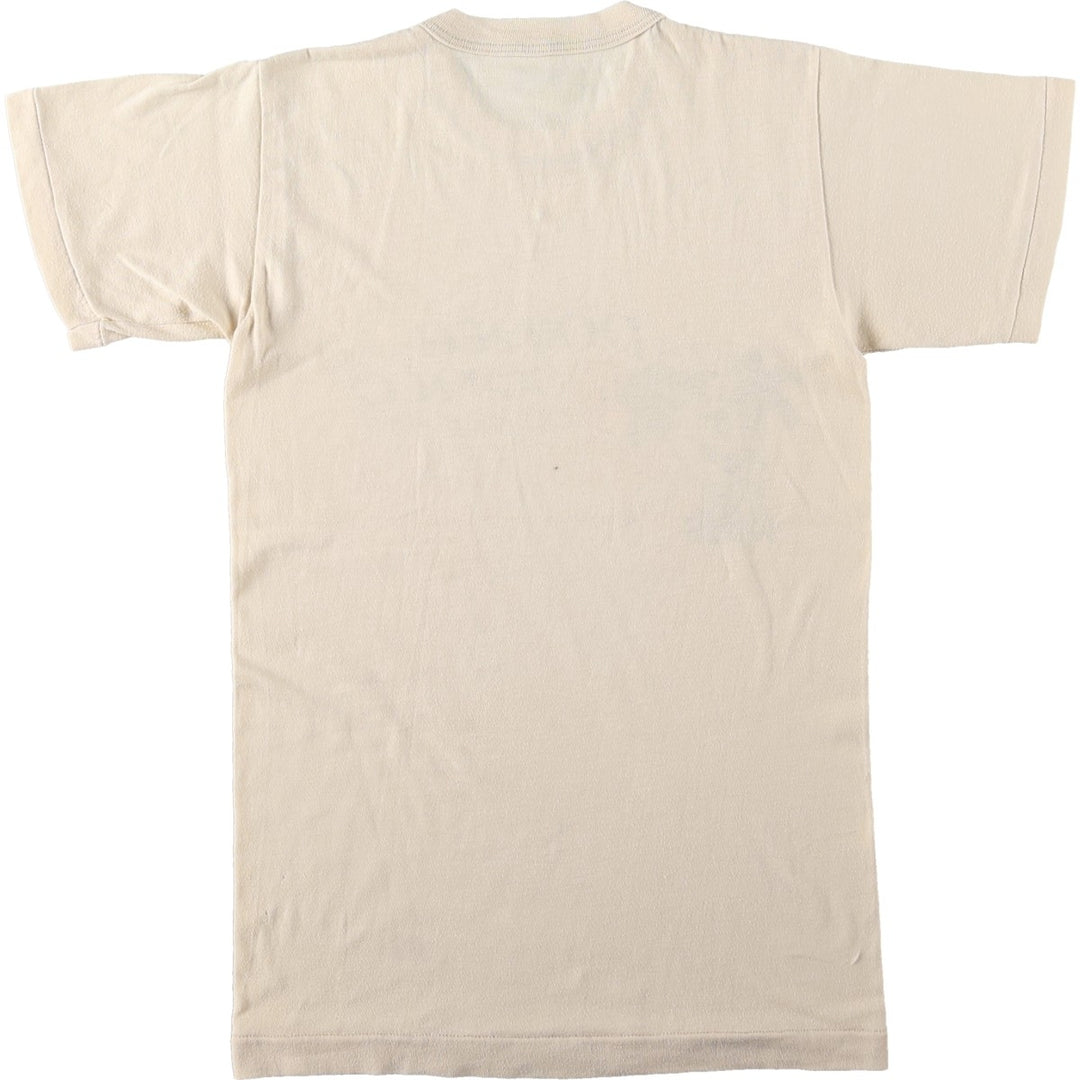 Vintage Printed T-shirt, Women's Size S unclear Beige type Vintage Second Hand