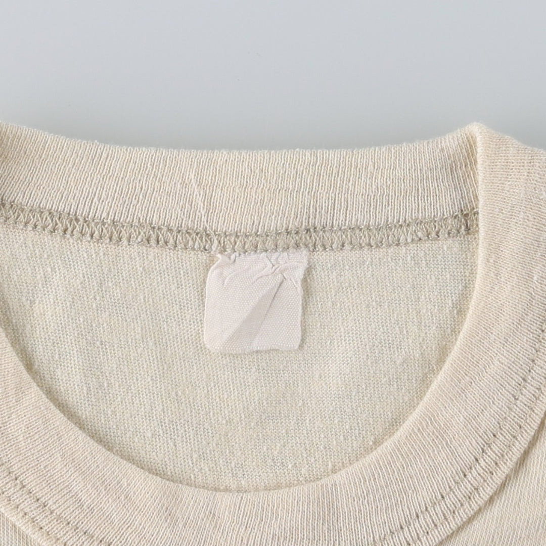 Vintage Printed T-shirt, Women's Size S unclear Beige type Vintage Second Hand