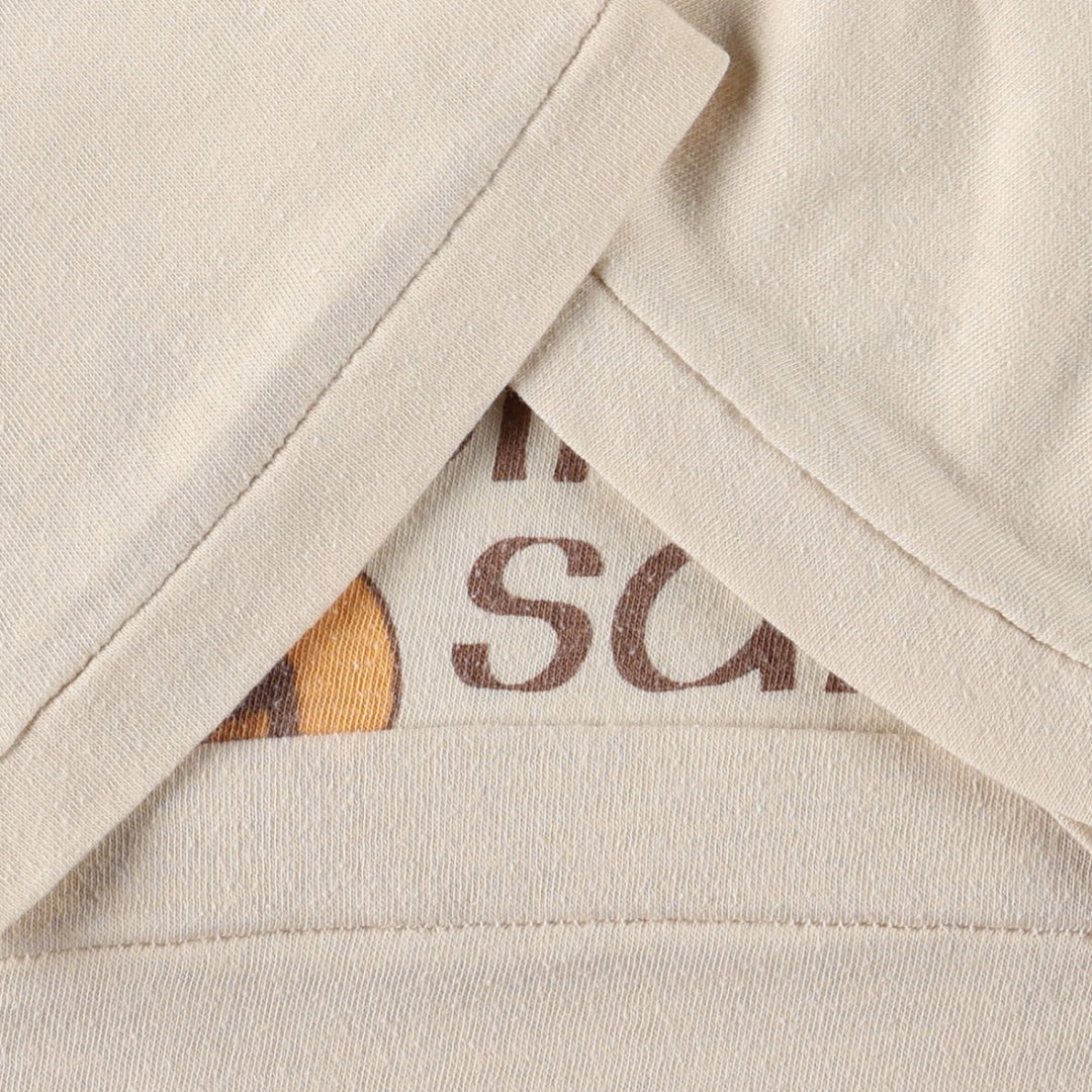 Vintage Printed T-shirt, Women's Size S unclear Beige type Vintage Second Hand