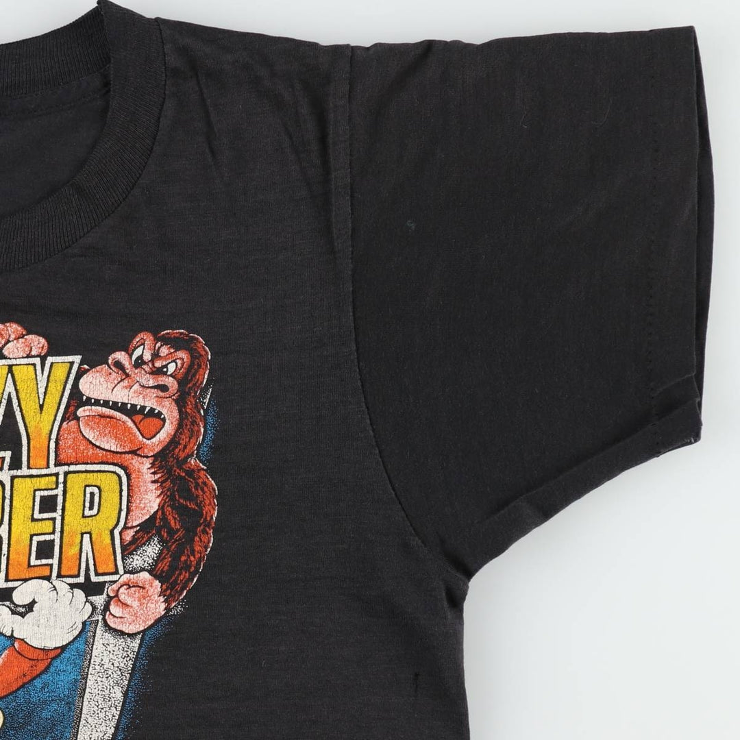 80'S CRAZY CLIMBER Print T-Shirt, Women's Size S (Equivalent), Vintage unclear black type Vintage Second Hand