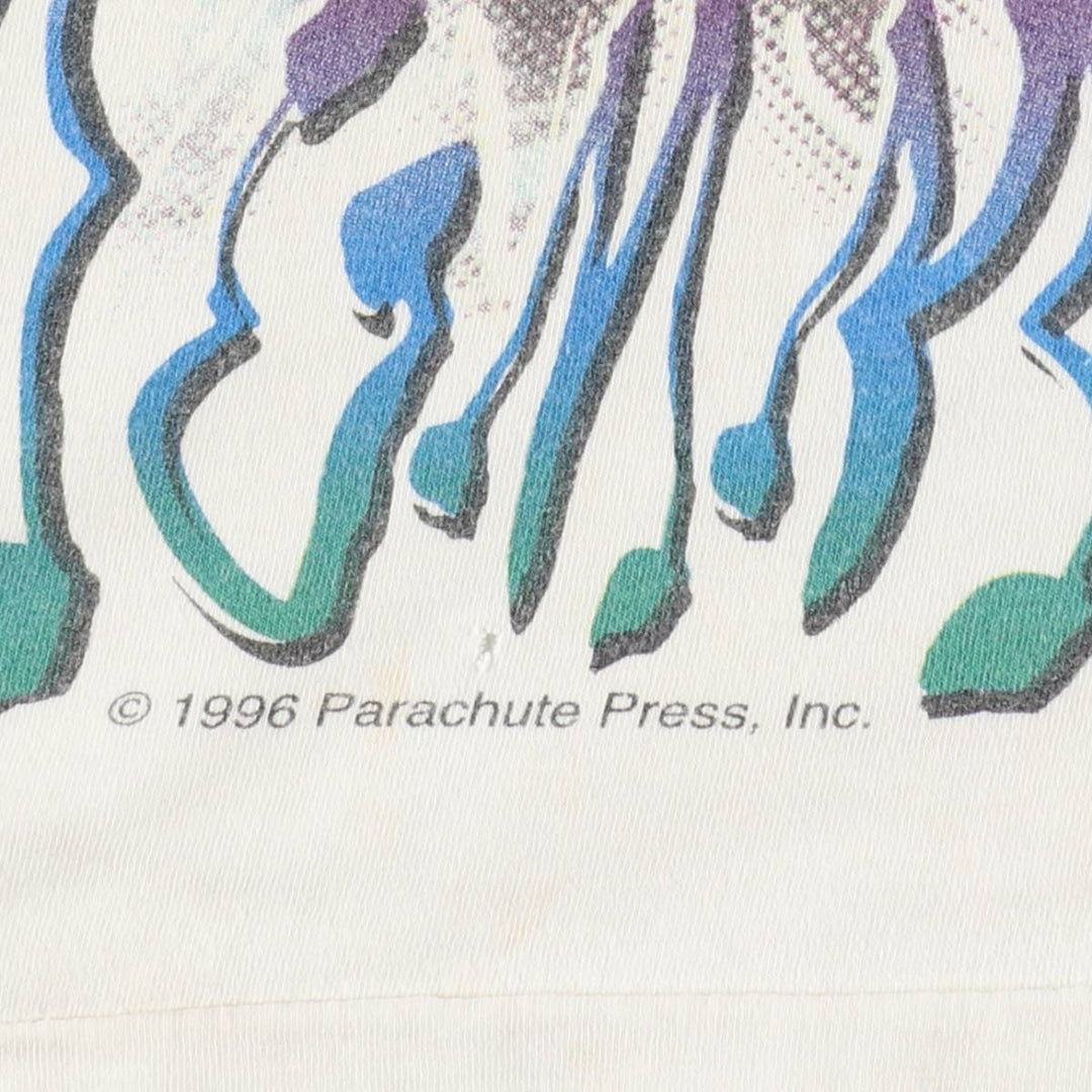 90'S Goosebumps Print T-Shirt, Made in USA, Women's Size M (Equivalent), Vintage cotton white type Vintage Second Hand