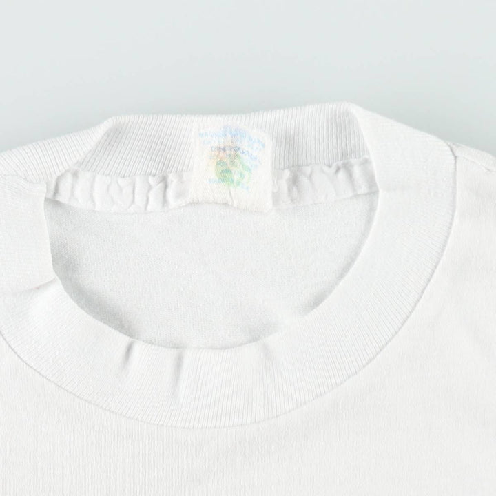 80'S Girl Scout Print T-Shirt, Made in USA, Women's Size S (Equivalent), Vintage polyester white type Vintage Second Hand