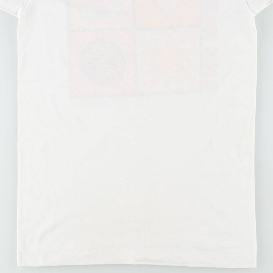 80'S Girl Scout Print T-Shirt, Made in USA, Women's Size S (Equivalent), Vintage polyester white type Vintage Second Hand