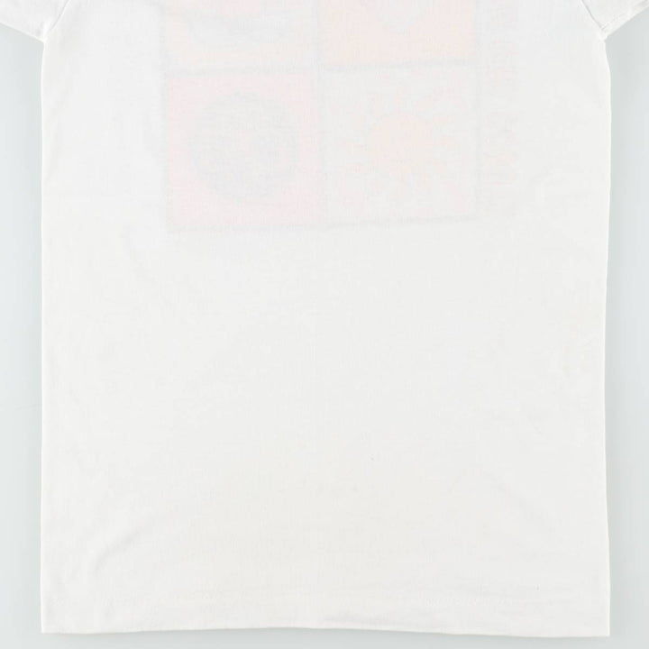 80'S Girl Scout Print T-Shirt, Made in USA, Women's Size S (Equivalent), Vintage polyester white type Vintage Second Hand