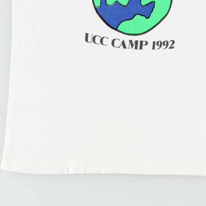 90'S Fruit of the Loom printed T-shirt, made in the USA, women's size S, vintage cotton white type Vintage Second Hand