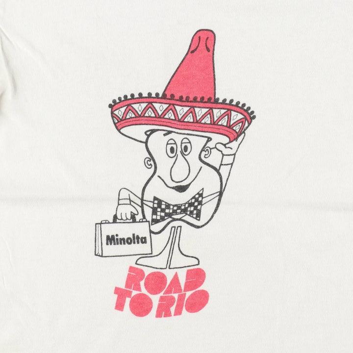 1970'S Hanes Print T-Shirt, Men's Size S (approx.), Vintage cotton white type Vintage Second Hand