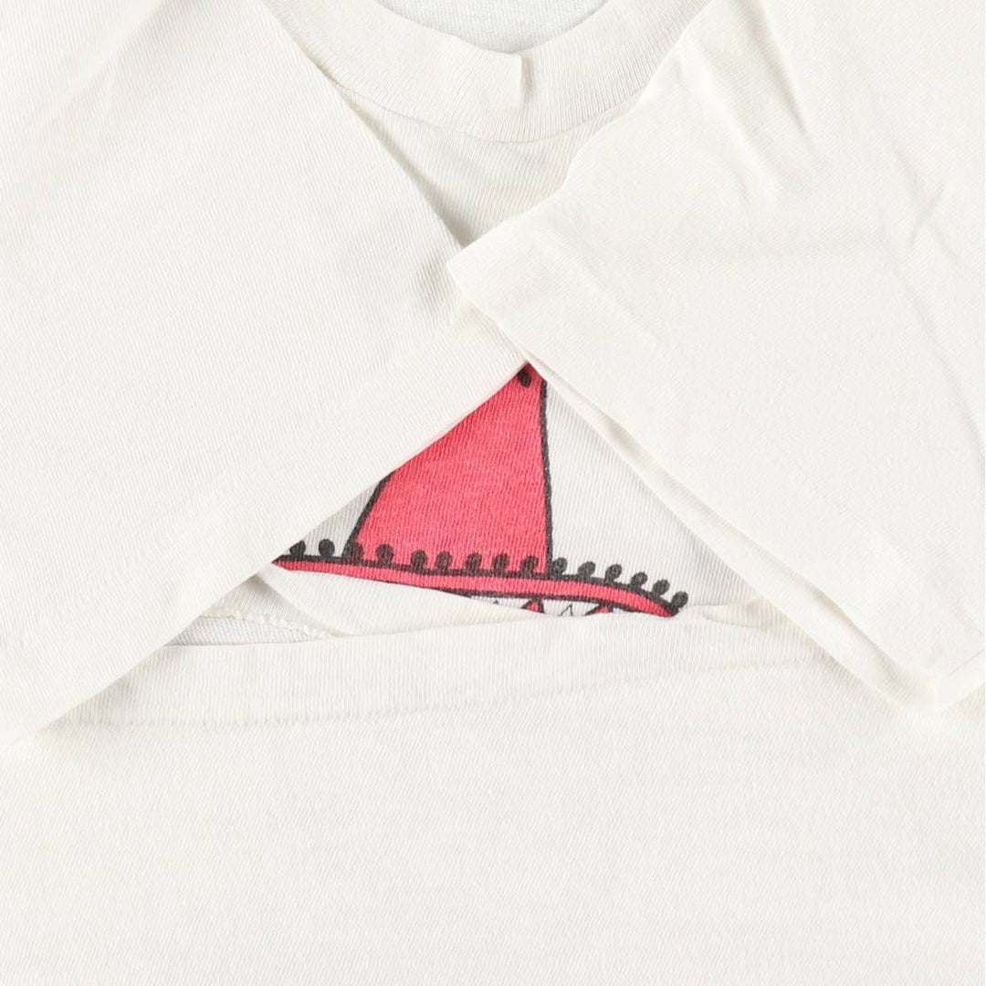 1970'S Hanes Print T-Shirt, Men's Size S (approx.), Vintage cotton white type Vintage Second Hand