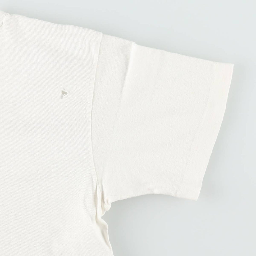 1970'S Hanes Print T-Shirt, Men's Size S (approx.), Vintage cotton white type Vintage Second Hand