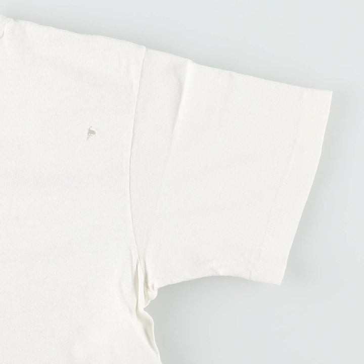 1970'S Hanes Print T-Shirt, Men's Size S (approx.), Vintage cotton white type Vintage Second Hand