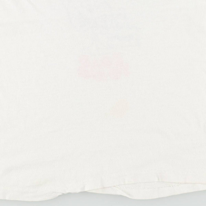 1970'S Hanes Print T-Shirt, Men's Size S (approx.), Vintage cotton white type Vintage Second Hand