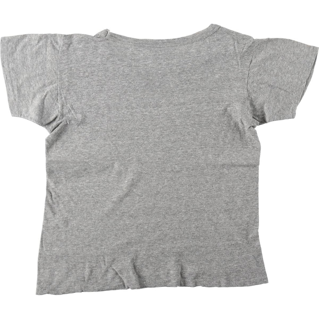 PRINCETON SPORTSWEAR Printed T-Shirt, Women's Size S (approx.), Vintage cotton gray type Vintage Second Hand