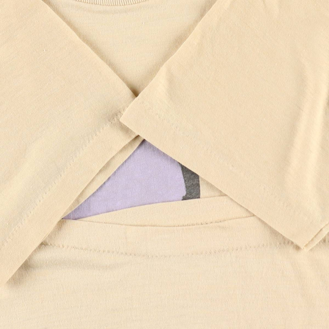 80'S Screen Stars George Eliot T-shirt, Made in USA, Women's Size S (approx.), Vintage cotton Beige type Vintage Second Hand