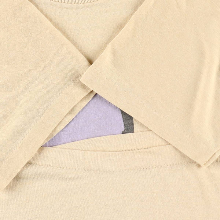 80'S Screen Stars George Eliot T-shirt, Made in USA, Women's Size S (approx.), Vintage cotton Beige type Vintage Second Hand