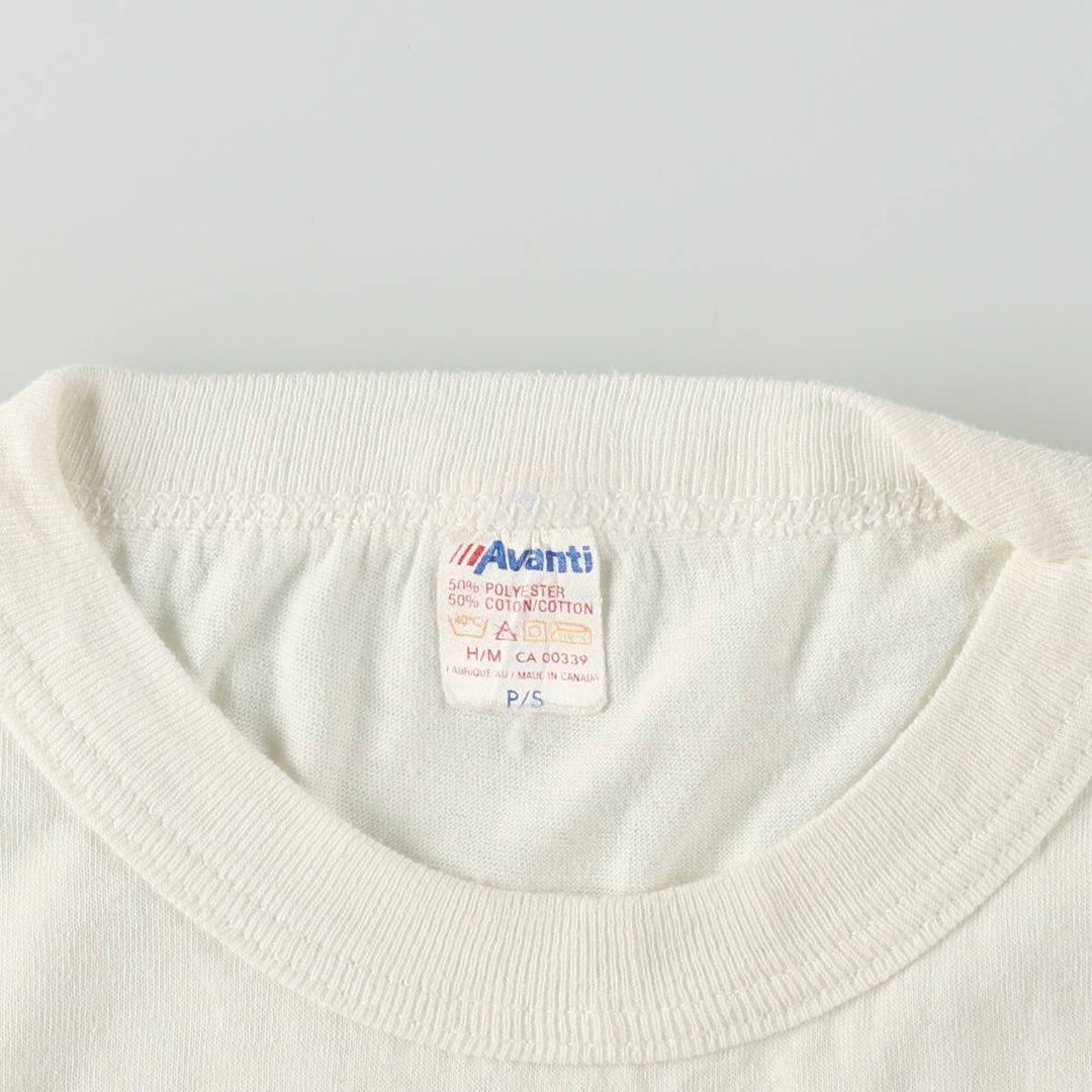 1980'S Avanti Vancouver Expo 1986 Print T-Shirt, Made in Canada, Women's Size S (approx.), Vintage polyester white type Vintage Second Hand