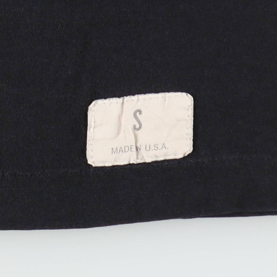 80'S Sofie Soffe Triple Print T-Shirt, Made in USA, Women's Size S (Equivalent), Vintage polyester black type Vintage Second Hand
