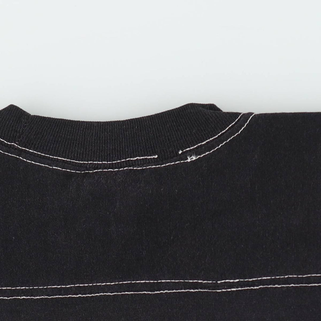 80'S Sofie Soffe Triple Print T-Shirt, Made in USA, Women's Size S (Equivalent), Vintage polyester black type Vintage Second Hand