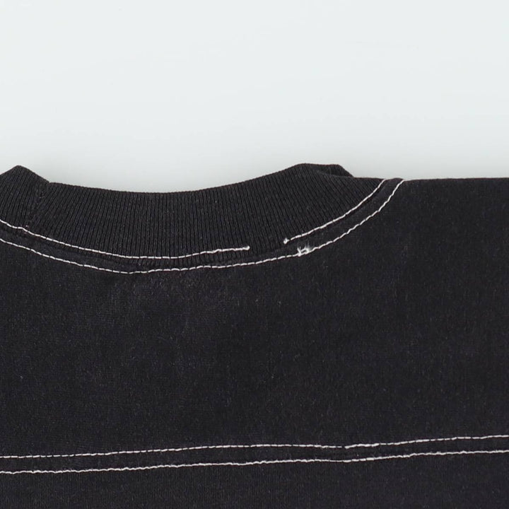 80'S Sofie Soffe Triple Print T-Shirt, Made in USA, Women's Size S (Equivalent), Vintage polyester black type Vintage Second Hand