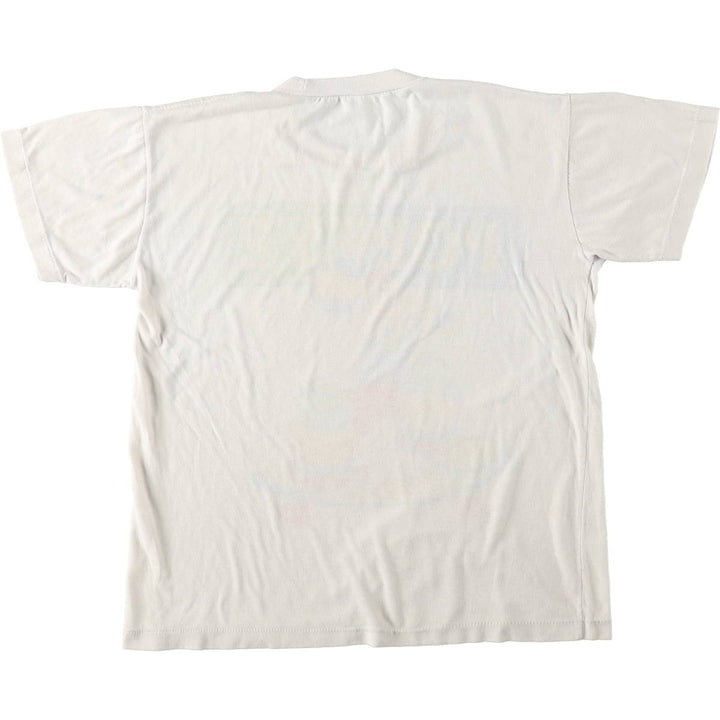 Popeye character print T-shirt, men's size S (equivalent), vintage. unclear white type Vintage Second Hand