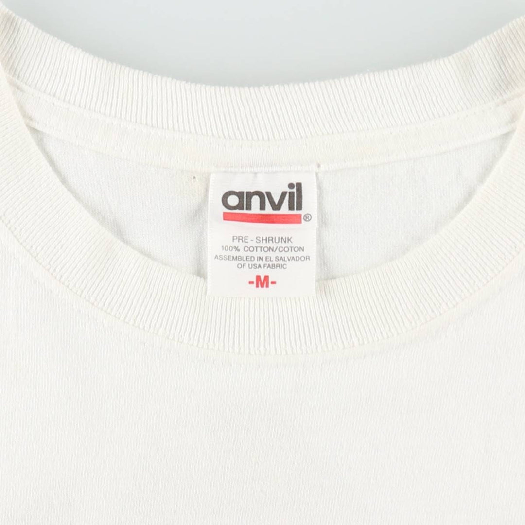 2000'S Anvil Butterfly Pattern Animal T-Shirt, Women's Size M cotton white type Vintage Second Hand
