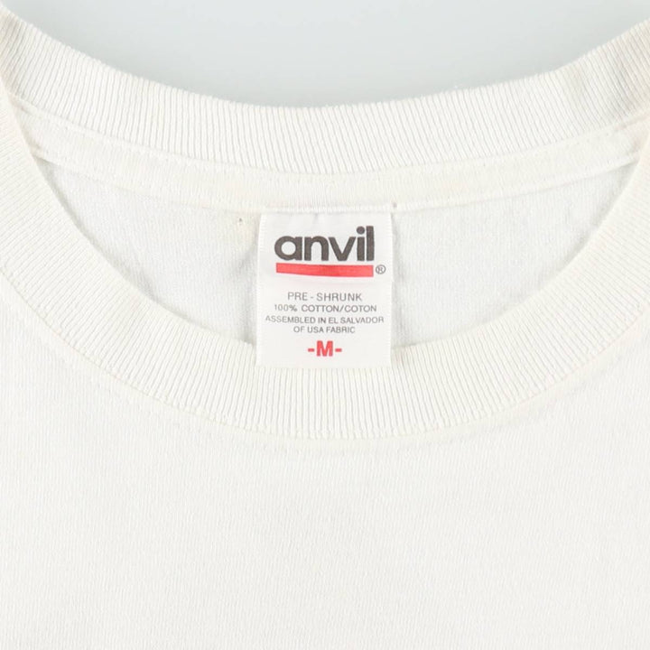 2000'S Anvil Butterfly Pattern Animal T-Shirt, Women's Size M cotton white type Vintage Second Hand