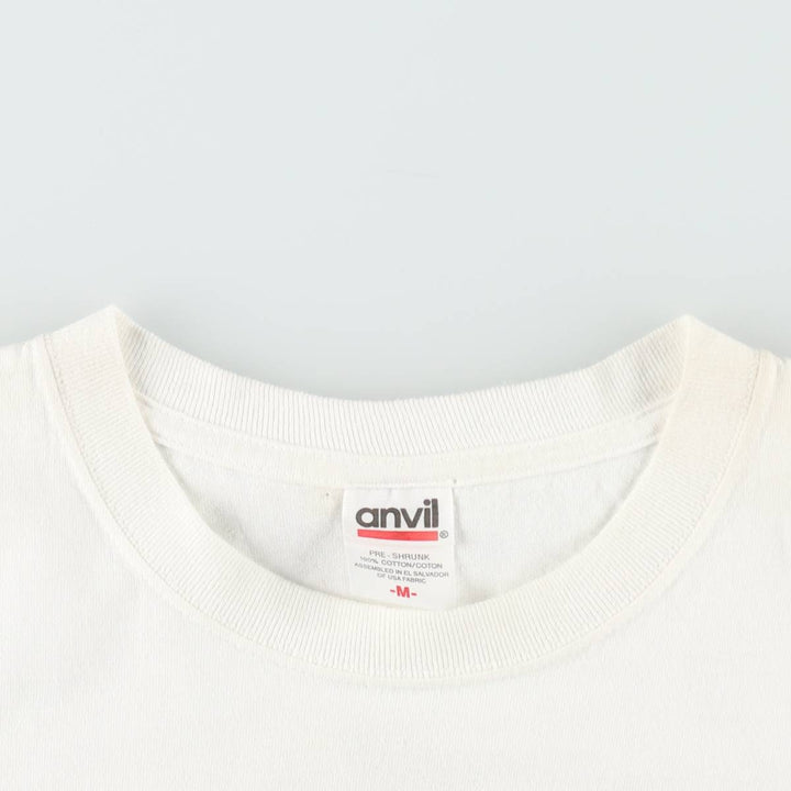 2000'S Anvil Butterfly Pattern Animal T-Shirt, Women's Size M cotton white type Vintage Second Hand