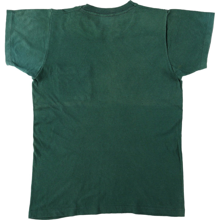 Plain pocket t-shirt, made in USA, men's size M equivalent, vintage. unclear green type Vintage Second Hand
