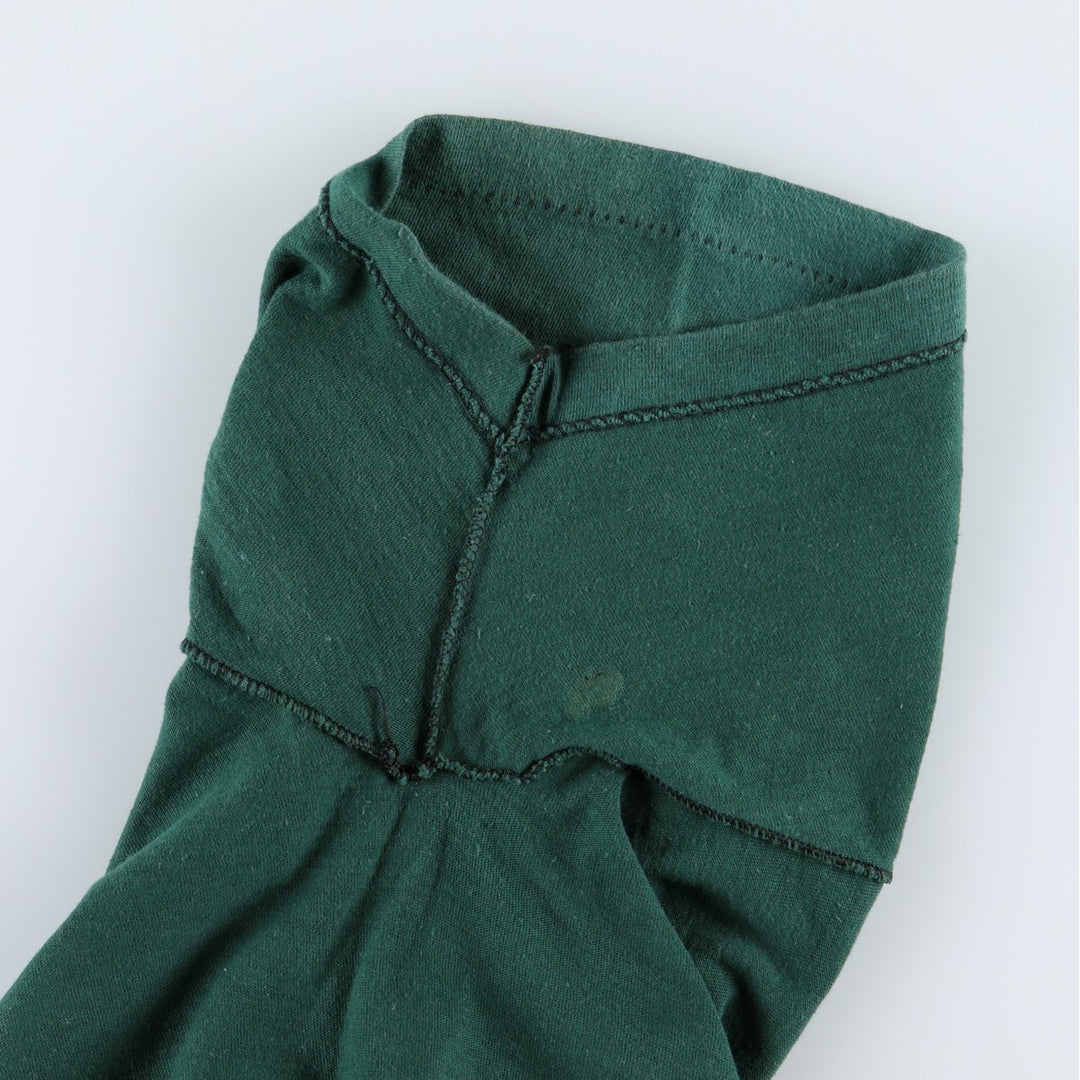 Plain pocket t-shirt, made in USA, men's size M equivalent, vintage. unclear green type Vintage Second Hand