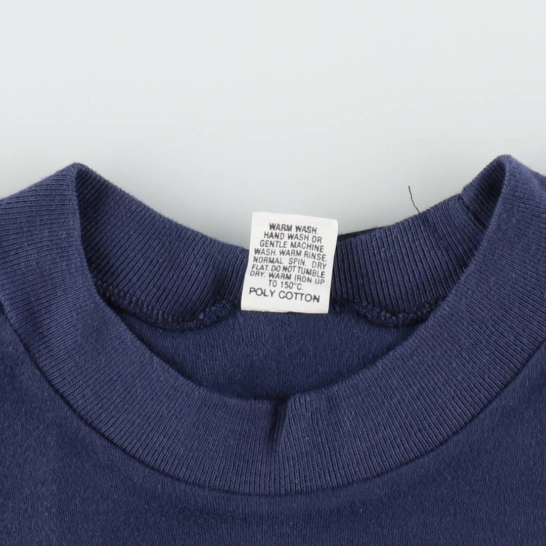 S and J Plain T-shirt, Women's Size M polyester navy blue type Vintage Second Hand
