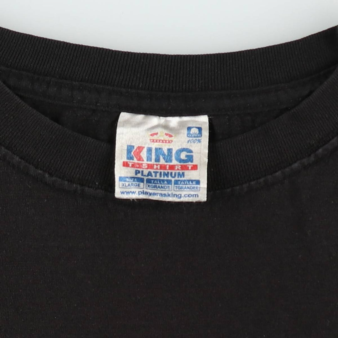 KING Che Guevara Great Figure T-Shirt (Women's XL equivalent) cotton black type Vintage Second Hand