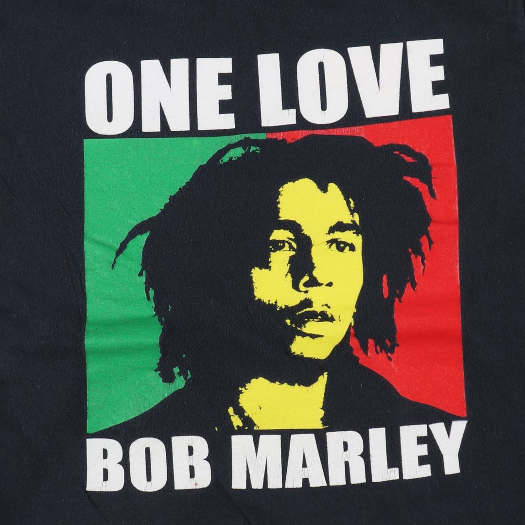 ZION Bob Marley Band T-shirt (Women's Size M) cotton black type Vintage Second Hand