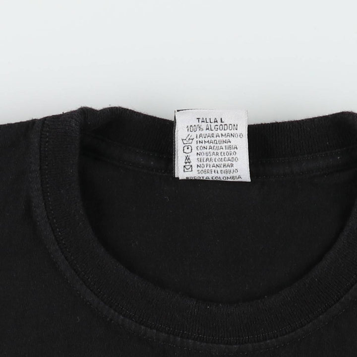 ROCK DREAMS NIRVANA Large Print Band T-Shirt (Women's Size L) cotton black type Vintage Second Hand