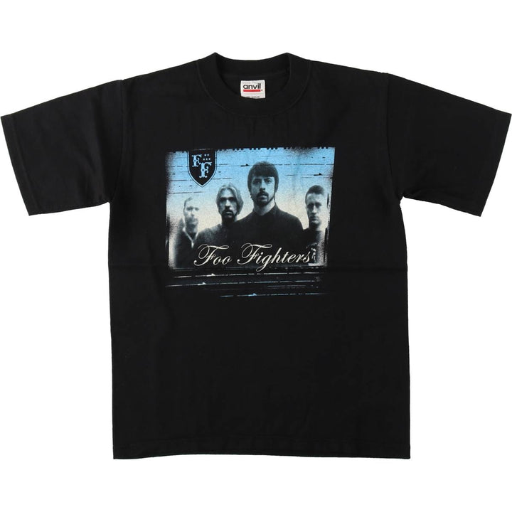 2000'S Anvil Foo Fighters Band T-shirt (Women's Size S) cotton black type Vintage Second Hand