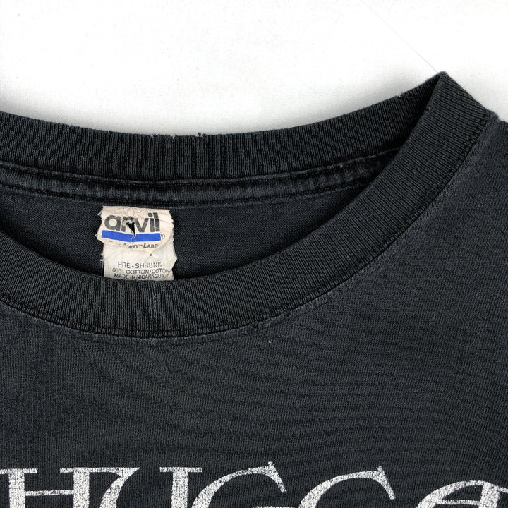 2000'S Anvil MESHUGGAH Band T-shirt, Men's XL equivalent. cotton black type Vintage Second Hand