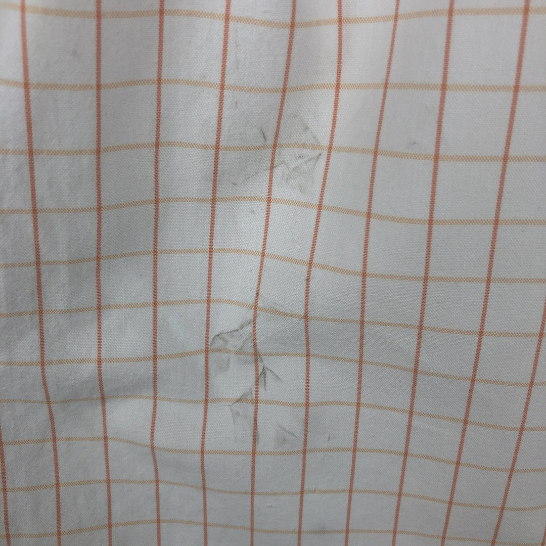 Ralph Lauren BLAKE short sleeve button down check shirt men's XL size cotton white type Vintage Second Hand