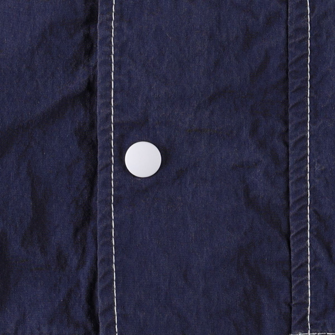 GAP Border Pattern Cotton Hoodie Anorak Hoodie (Men's Size M) cotton pale white type Vintage Second Hand