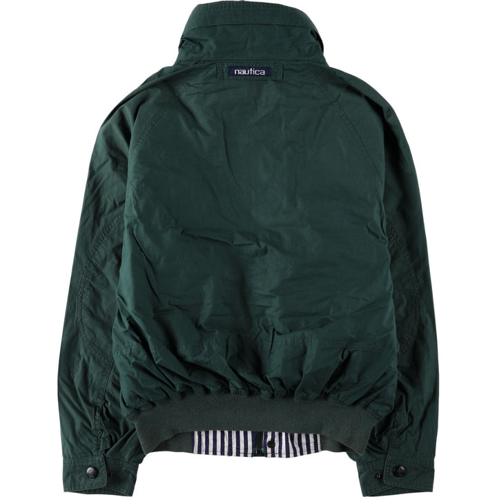 1990'S Nautica Sailing Jacket, Men's Size S (approx.), Vintage cotton Green type dark green Vintage Second Hand