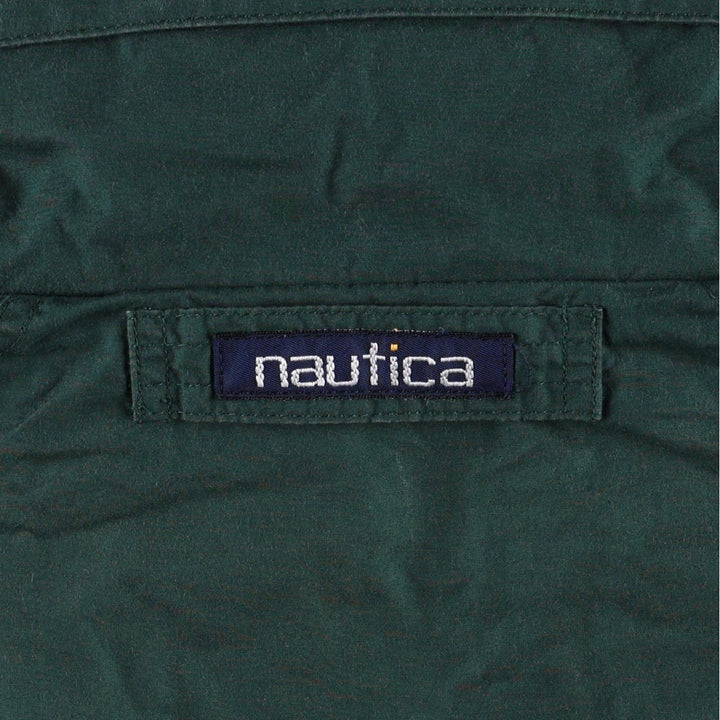 1990'S Nautica Sailing Jacket, Men's Size S (approx.), Vintage cotton Green type dark green Vintage Second Hand