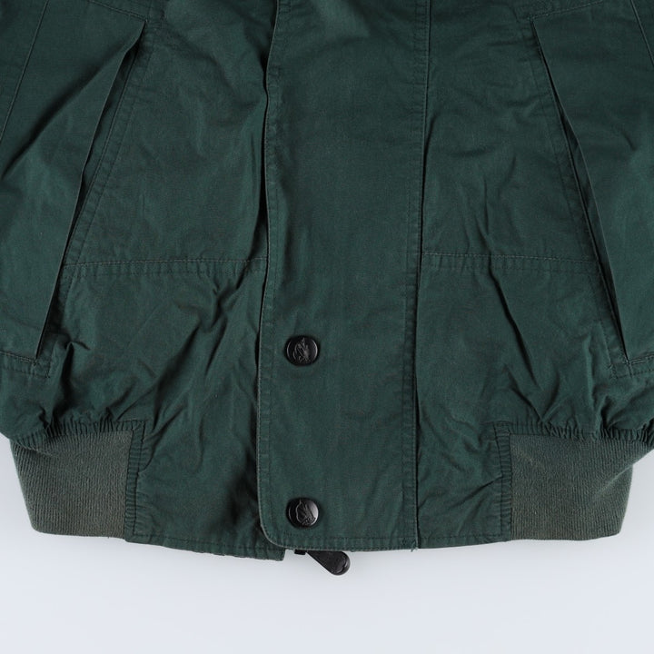 1990'S Nautica Sailing Jacket, Men's Size S (approx.), Vintage cotton Green type dark green Vintage Second Hand