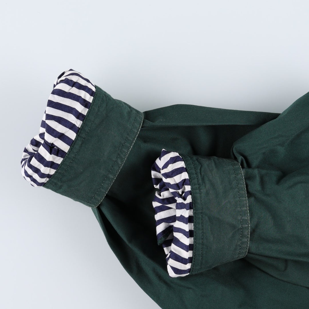 1990'S Nautica Sailing Jacket, Men's Size S (approx.), Vintage cotton Green type dark green Vintage Second Hand