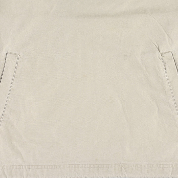 90s-00'S LLBean cotton pullover anorak hoodie, men's size M (approx.) cotton Beige type Vintage Second Hand